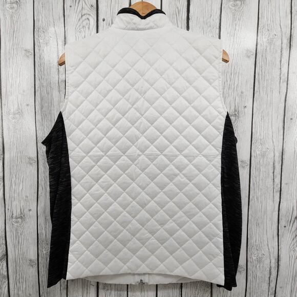 Weekends By Chico's Quilted Zip Front Vest - Picture 2 of 8